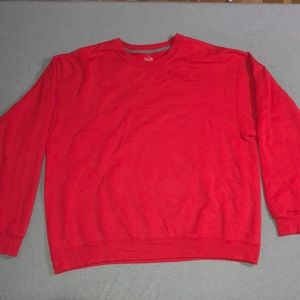 red crew neck